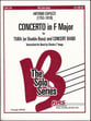 Concerto in F Major Concert Band sheet music cover